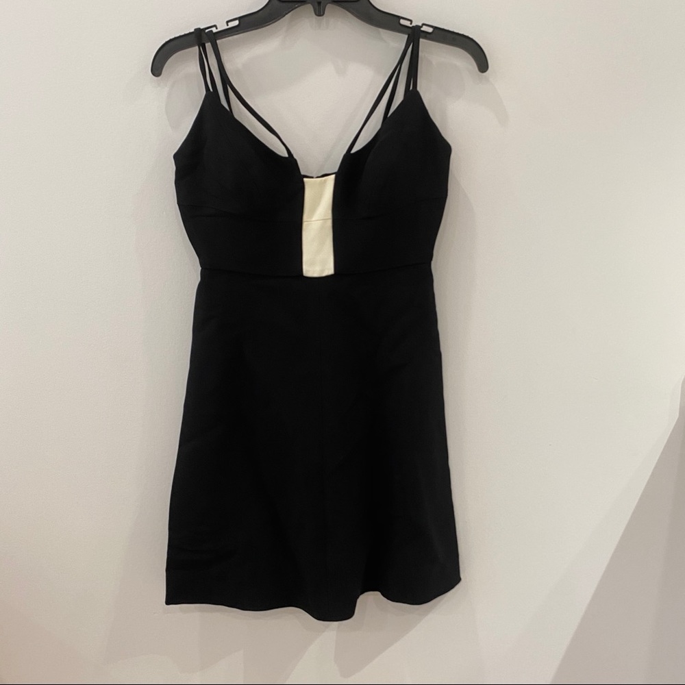 Lagerfeld vintage 90s Black and White Mini dress